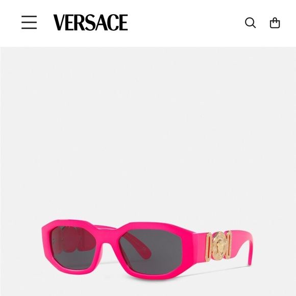 Versace Neon Pink Sunglasses - Picture 8 of 8